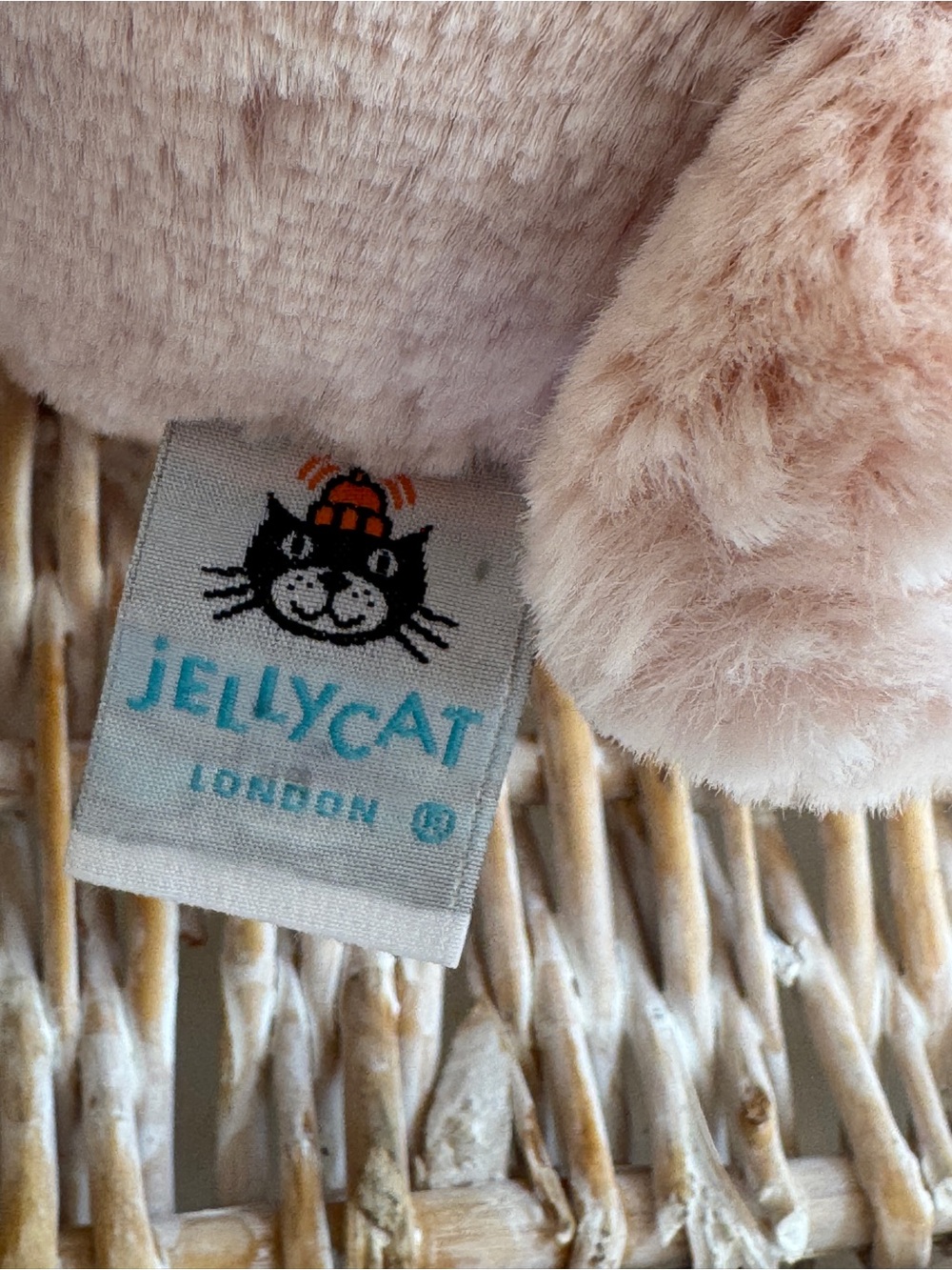 Jelly Cat Plush Pink Bashful Bunny Stuffed Animal - Picture 2 of 4